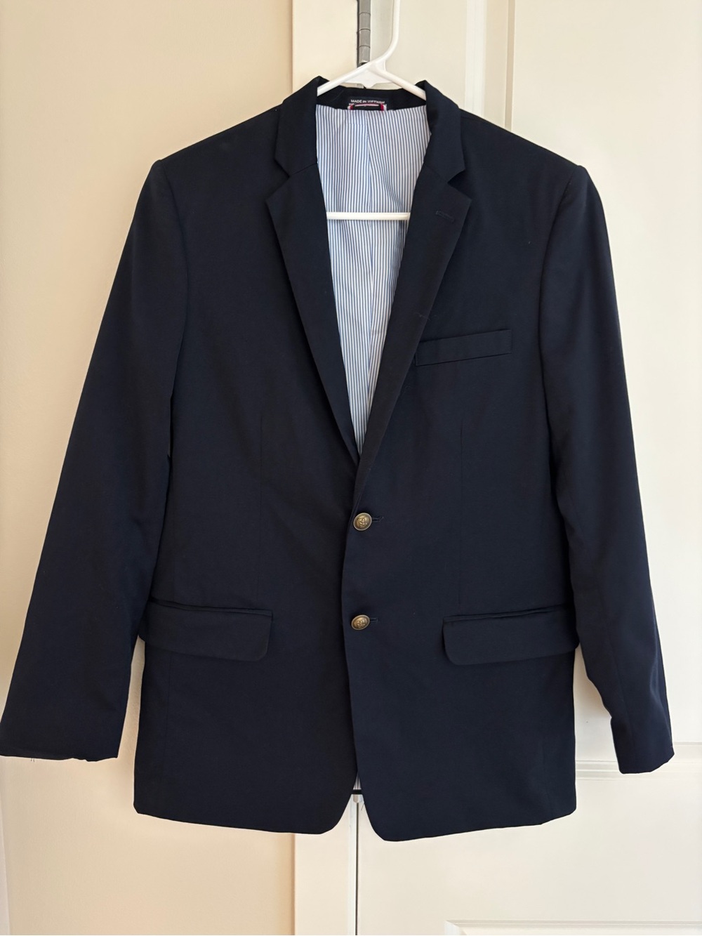Tommy Hilfiger Boys Navy Blazer Suit Jacket Size 18